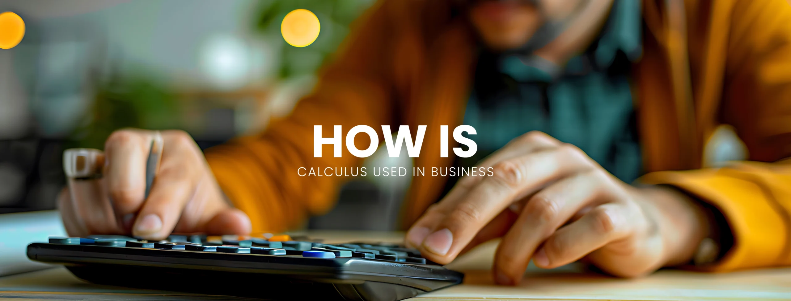 How Is Calculus Used in Business?